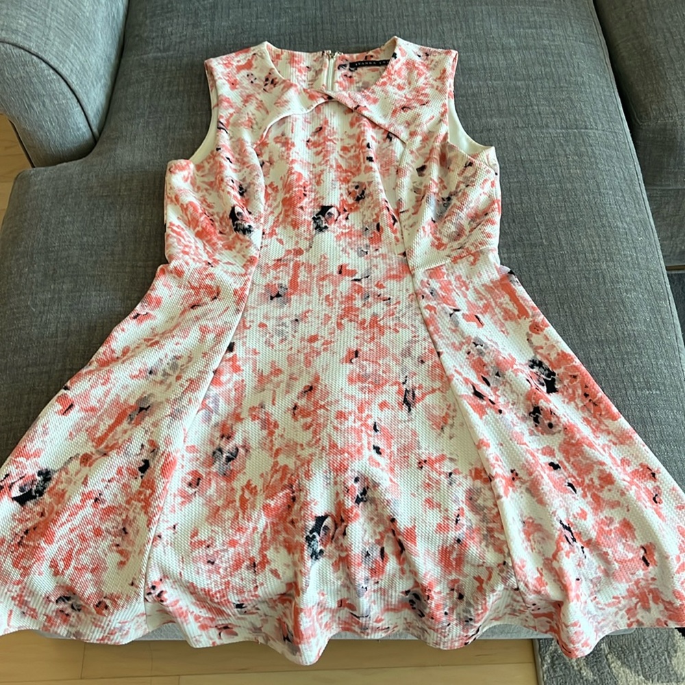 Pretty Pink and White Dress